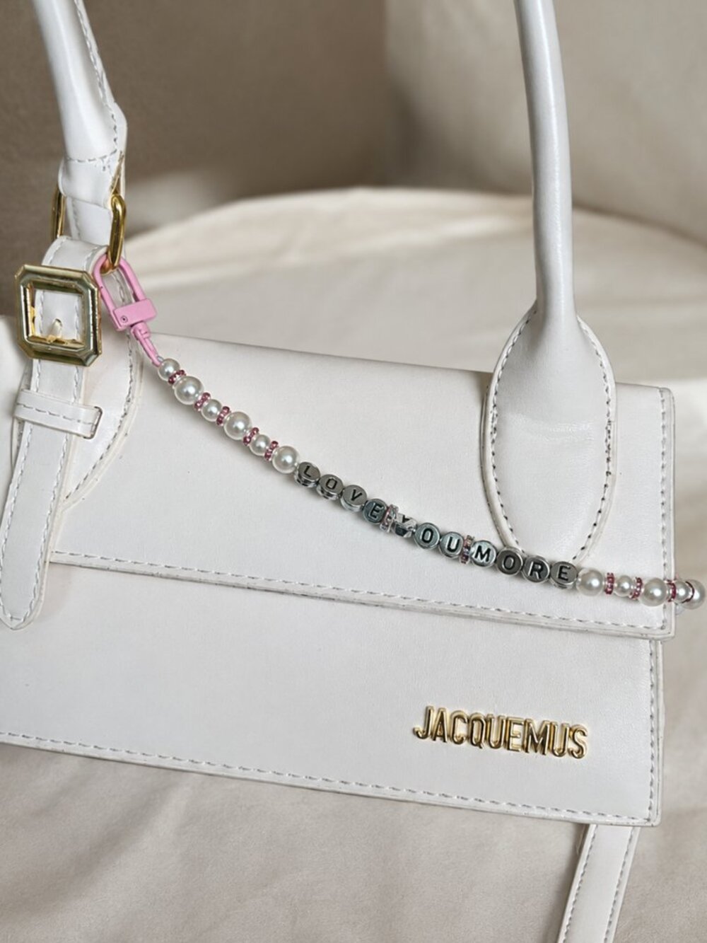 Love You More Bag Charm